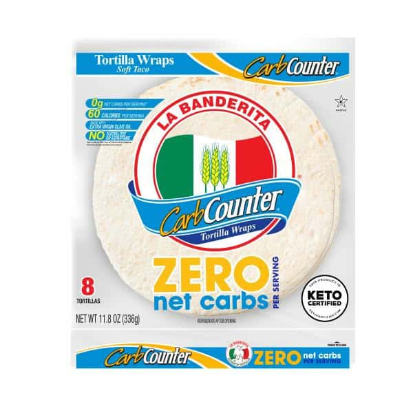 La Banderita Carb Counter 8’ Zero Net Carbs Flour Tortillas