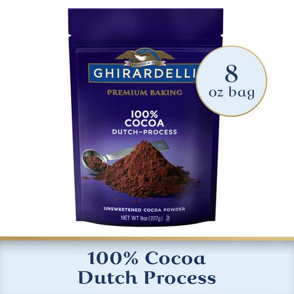 Ghirardelli 100% Cocoa Dutch Process Unsweetened Cocoa Powder