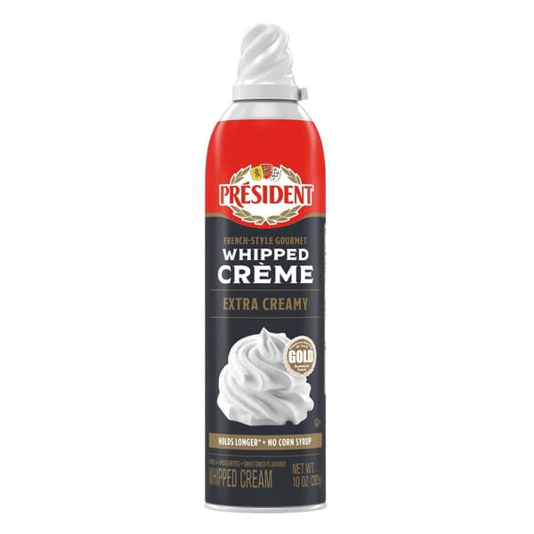 Président Whipped Cream, Extra Creamy, French-Style Gourmet