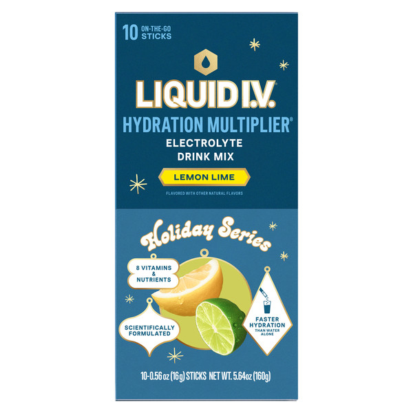 Liquid I.V. Electrolyte Drink Mix, Lemon Lime