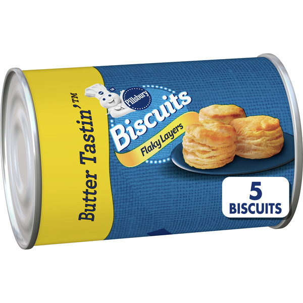Pillsbury Flaky Layers Butter Tastin' Biscuits