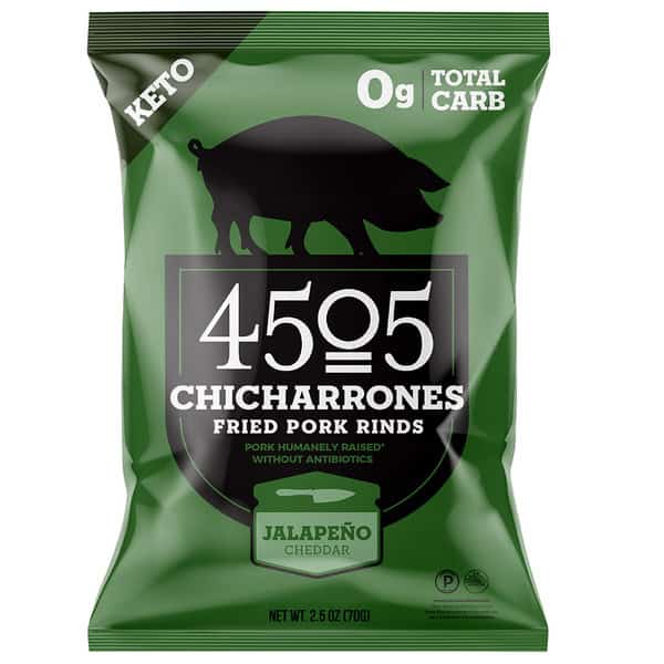 4505 Meats Jalapeno Cheddar Chicharrones, Fried Pork Rinds