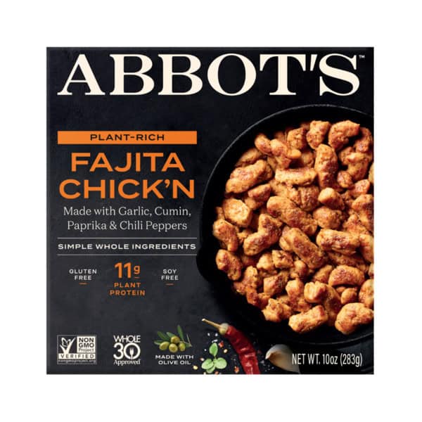 Abbot's Plant-based, Fajita Chick'n