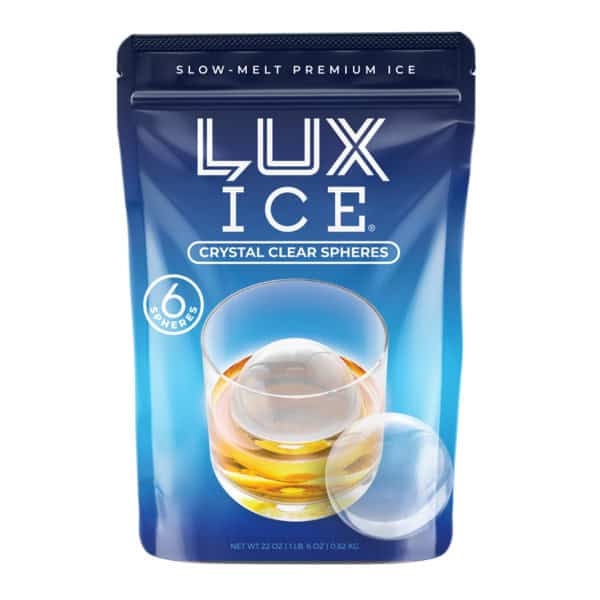 Lux Ice Slow Melt Premium Ice, Crystal Clear Spheres