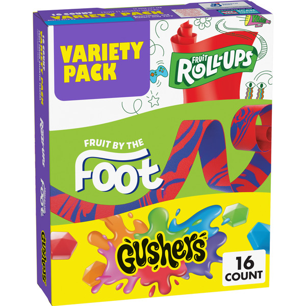General Mills Multiple Brands Fruit Roll-Ups Fruit by the Foot Gushers Easter Basket Stuffers