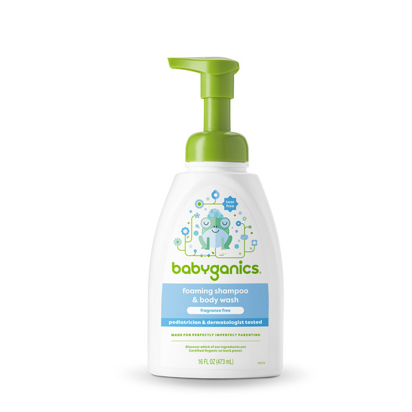 Babyganics Baby Shampoo + Body Wash Pump Bottle