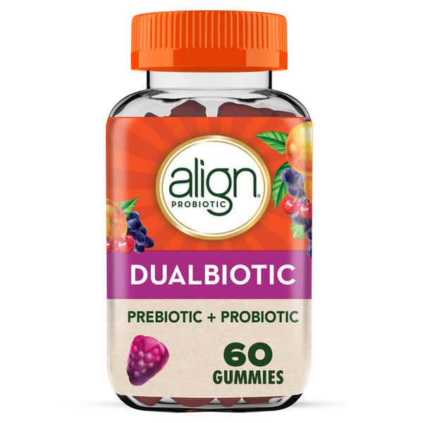 Align Probiotic Dualbiotic Gummies, Men and Women's Prebiotic and Probiotic