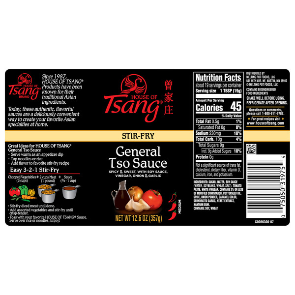 House of Tsang General Tso Sauce