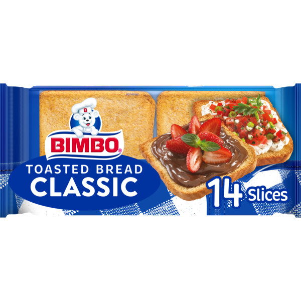 Bimbo  Pan Tostado, 14 count, Classic Toasted Bread