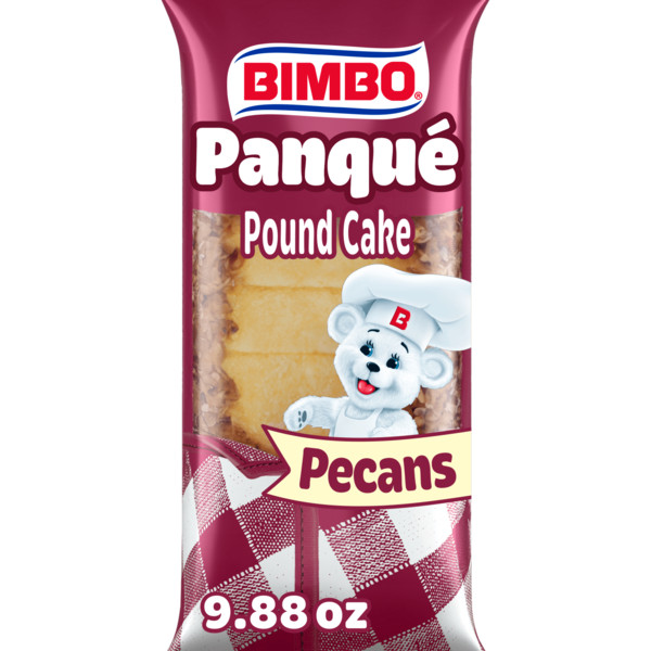 Bimbo Panqué con Nuez, Plain Pound Cake with Pecans (Requires 24-hour lead time)