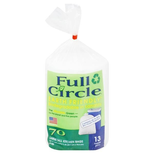 Full Circle Tall Kitchen Bags, Large