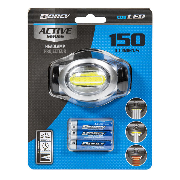 Dorcy 150 Lumen COB LED Headlamp - Multi-mode