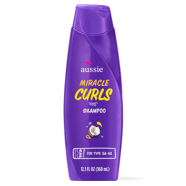 Aussie Paraben-Free Miracle Curls Shampoo with Coconut & Jojoba