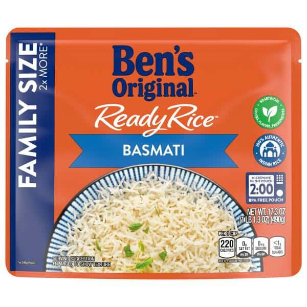 Ben's Original Basmati Rice Family Size Pouch