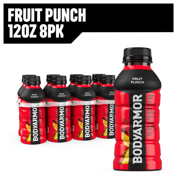 BODYARMOR Fruit Punch Sports Drink Bottles