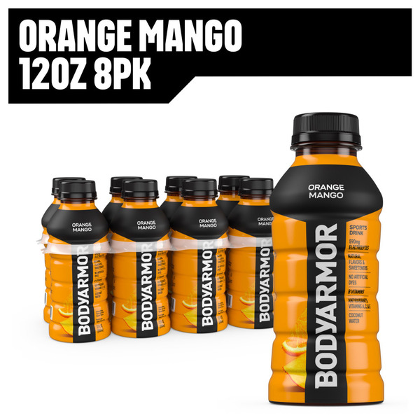 BODYARMOR Orange Mango Sports Drink Bottles