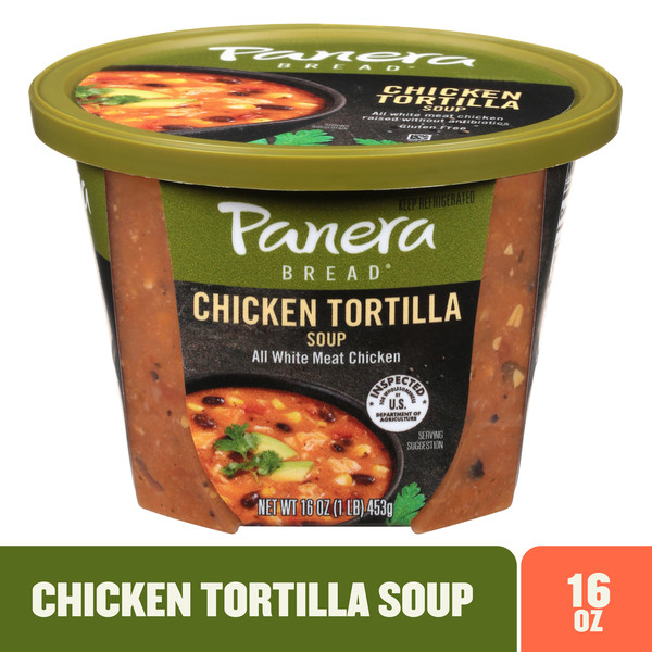 Panera Bread Chicken Tortilla Soup Cup (Gluten Free)