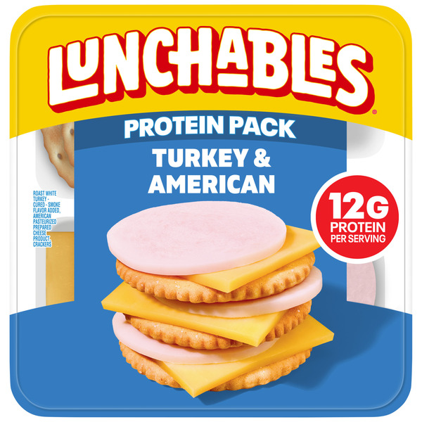 Lunchables Turkey and American Cracker Stackers Snack Kit