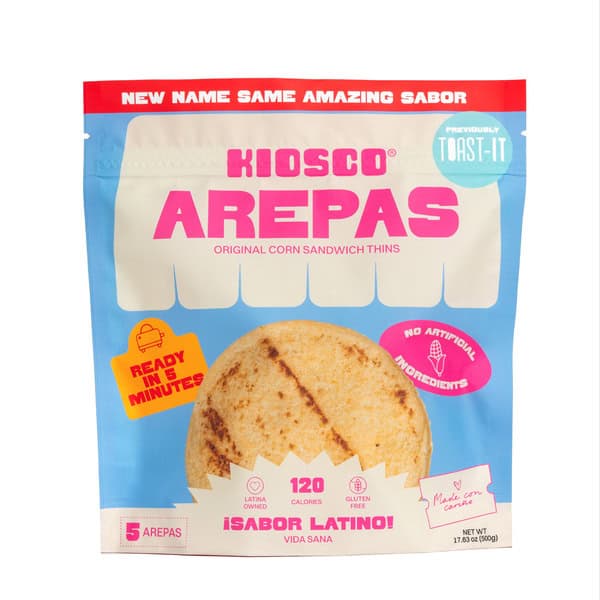 Kiosco - Previously TOAST-IT  Corn Arepas
