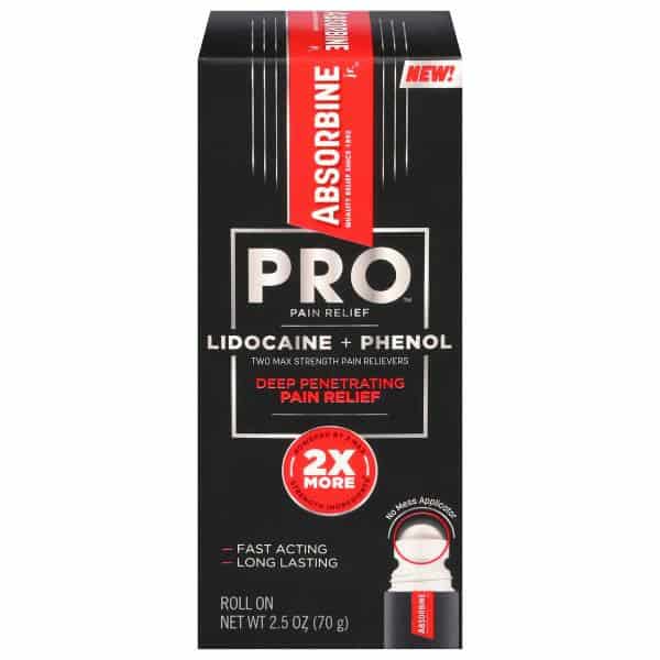 Absorbine Jr. Pain Relievers, Max Strength, Deep Penetrating, Roll On