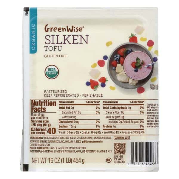 GreenWise Tofu, Organic, Silken
