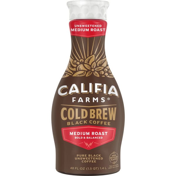 Califia Farms Pure Black Medium Roast Cold Brew Coffee
