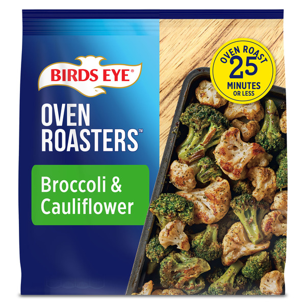Birds Eye Oven Roasters Seasoned Broccoli and Cauliflower, Frozen Vegetables