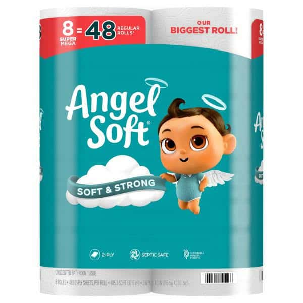 Angel Soft Mega Toilet Paper