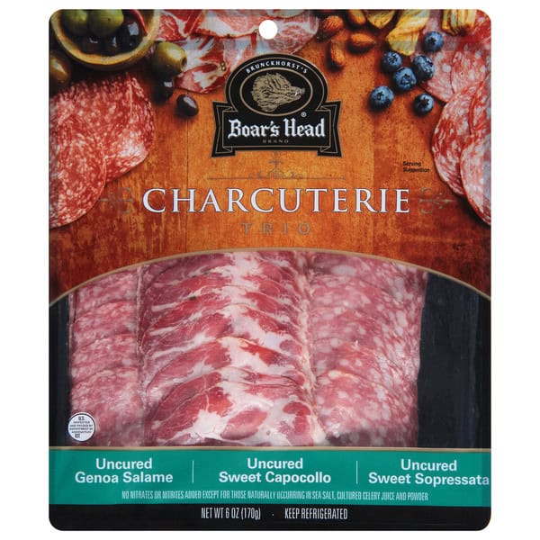 Boar's Head Charcuterie Trio: Genoa Salami, Sweet Capocollo & Sweet Sopressata