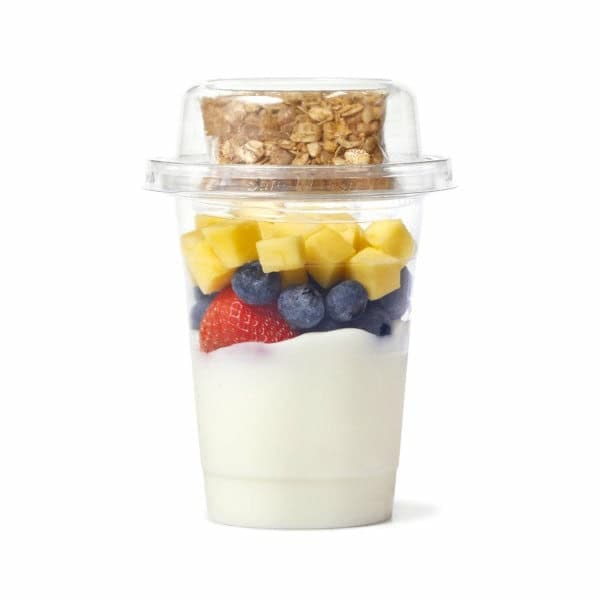 Mango Strawberry & Blueberry Parfait