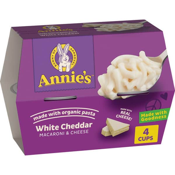 Annie's Organic White Cheddar Microwave Mac and Cheese Cup