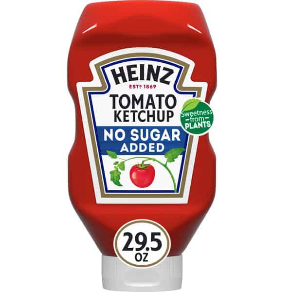 Heinz Tomato Ketchup with No Sugar Added