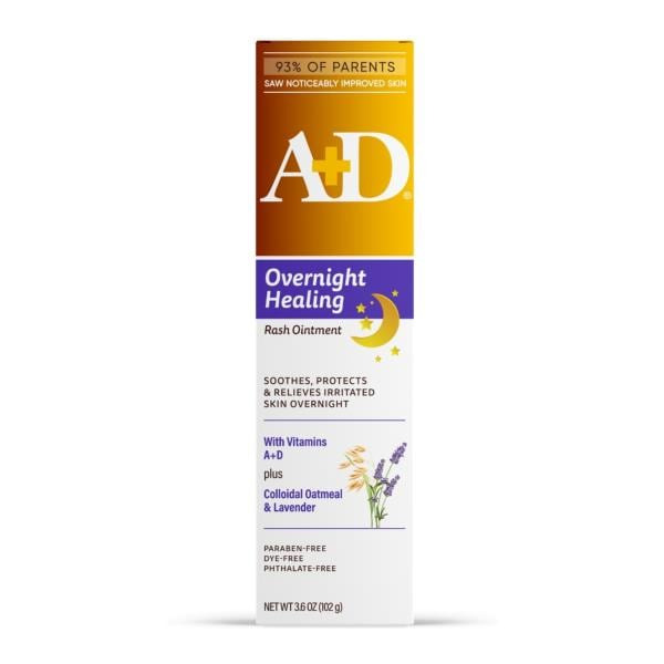 A+D Overnight Healing Rash Ointment
