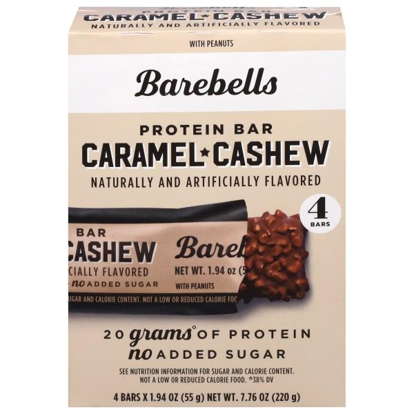 Barebells Caramel + Cashew Protein Bars