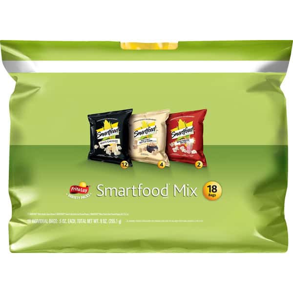 Frito Lay Popcorn, Smartfood Mix, Variety Packs
