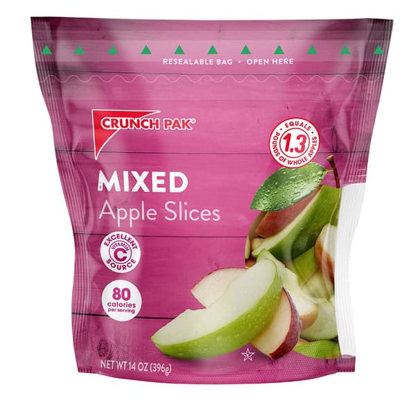 Crunch Pak Mixed Sweet & Tart Apple Slices Gusseted Bag