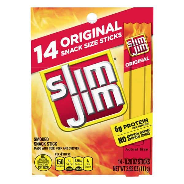 Slim Jim Smoked Snacks, Original