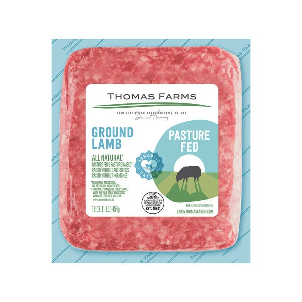 Thomas Farms Ground Lamb, Grass Fed