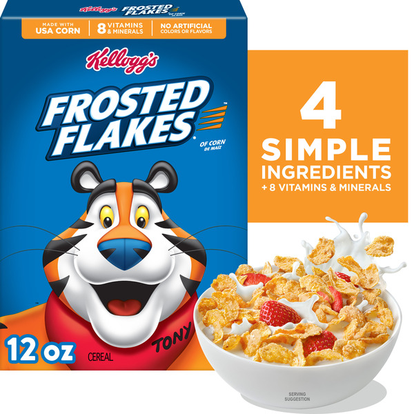 Frosted Flakes Frosted Flakes Breakfast Cereal, Fat Free