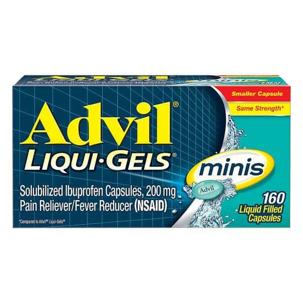 Advil 160 + 20 Count Bonus Liqui-Gel Minis Pain Relief Capsules