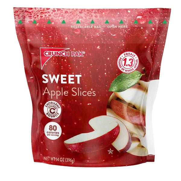 Crunch Pak Sweet Apple Slices Gusseted Bag