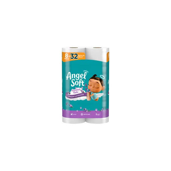 Angel Soft Toilet Paper With Fresh Lavender Scented Tube