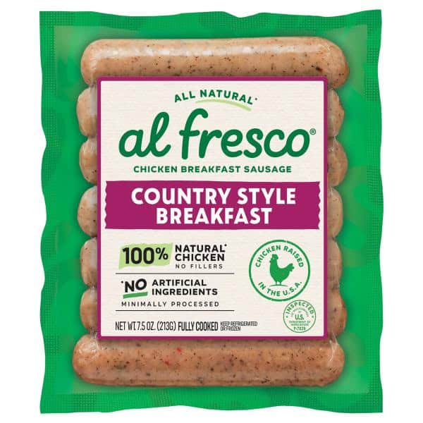 al fresco Country Style Chicken Breakfast Sausage