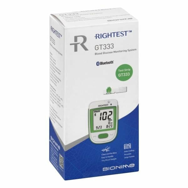 Bionime Rightest Blood Glucose Monitoring Meter Kit