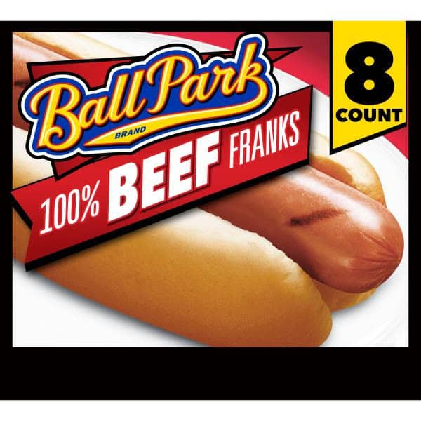 Ball Park Beef Franks Hot Dogs