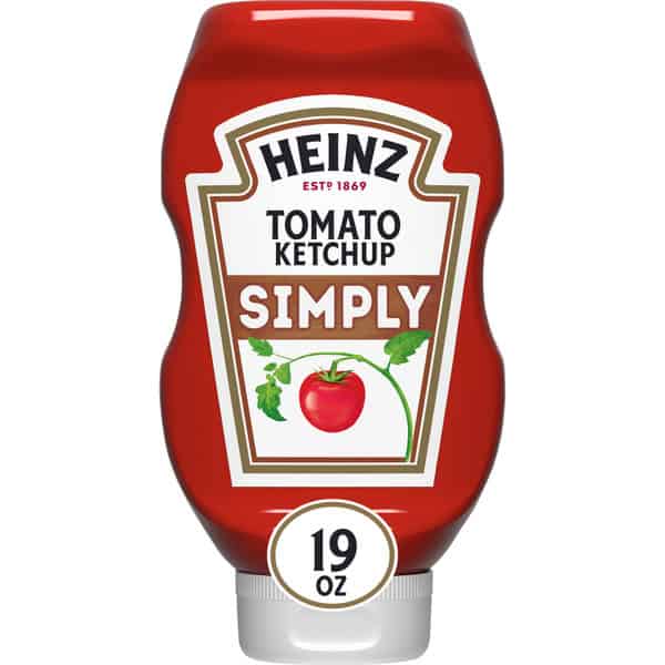 SIMPLY HEINZ Simply Tomato Ketchup with No Artificial Sweeteners