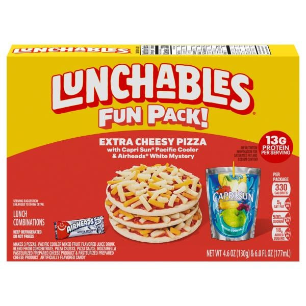 Lunchables Lunch Combinations, Pizza, Extra Cheesy