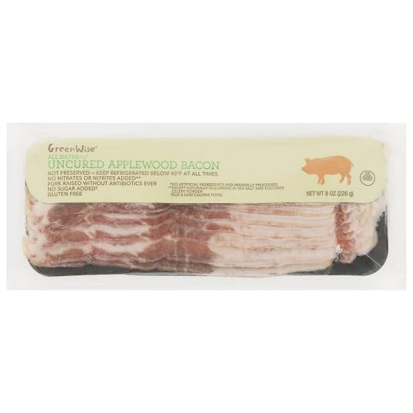 GreenWise Bacon, Applewood, Uncured