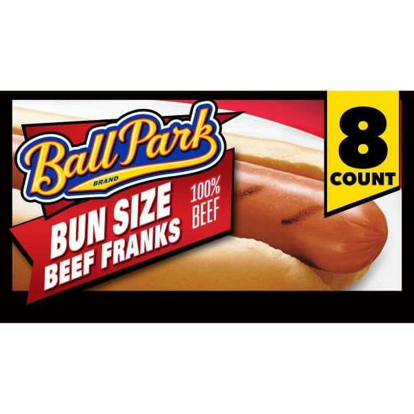 Ball Park Beef Franks, Bun Sized
