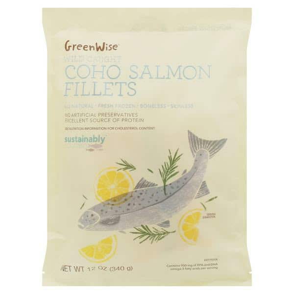 GreenWise Coho Salmon Fillets, Wild Caught